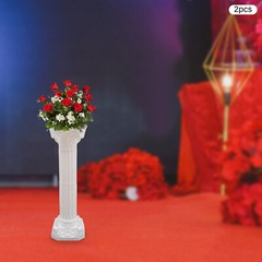 4pcs Roman Pillar Flowerpot Holder Wedding Column Landscape Venue Decor