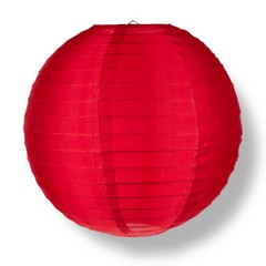 10″ Red Nylon Lantern, Durable Hanging Decoration