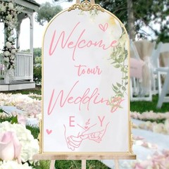 Welcome to Our Wedding Signs Wedding Welcome Mirror Decals Wedding Welcome Si…