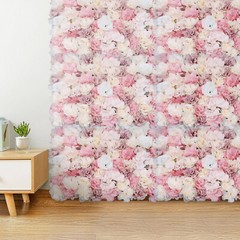 12PCS Artificial Flower Wall Panel Wedding Valentine’s Rose Decorations 40*60CM