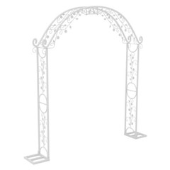 Heavy Duty Garden Arch Arbor Trellis Archway For Wedding Party Climbing Plants