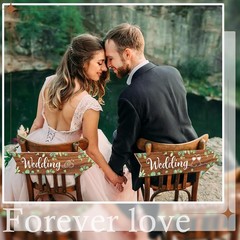 6 Pcs Wedding Direction Road Arrow Sign Ceremony & Reception Wedding This Way