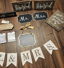 Lg Lot of Wedding Decor, Many NWT