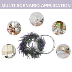 10Pcs Reusable Silver Metal Dreamcatcher Rings for Wedding and Room Decoration