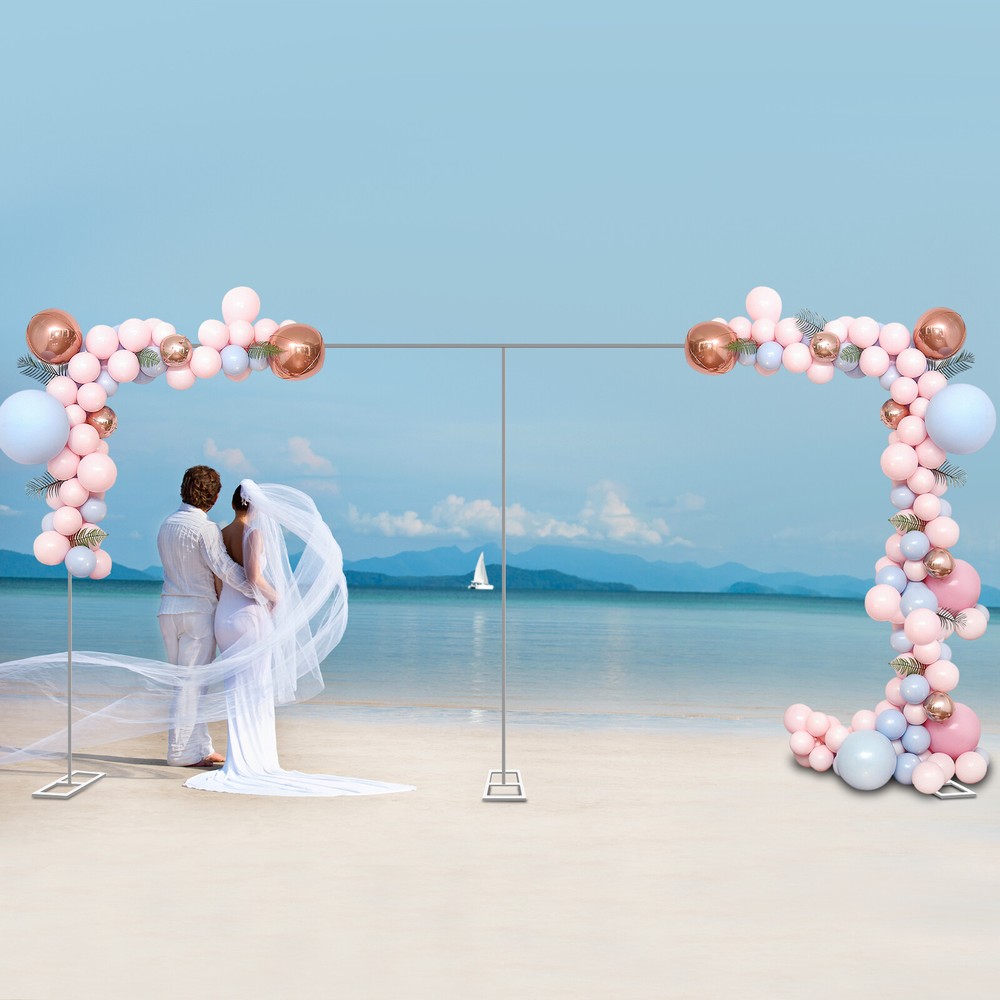 19.7*9.8ft Garden Arch For Wedding Bridal Party Decoration Prom Flower Stand