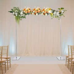 10ft x10ft Backdrop Stand Pipe Kit Heavy Duty Wedding Back Drop Adjustable Stand