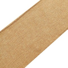 5 pcs GOLD 6″ x 108″ Faux Burlap Chair Sashes Wedding Decorations