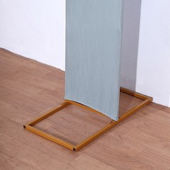 8ft DUSTY BLUE Fitted Spandex Open Arch Double Sided Backdrop STAND COVER Party