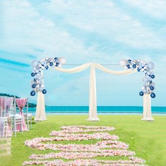 6x3m Wedding Backdrop Stand Pipe Kit carbon steel Curtain Frame Baby Shower
