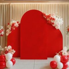 Set Of 3 Wedding Arch Cover Double Sided High Elasticity Arch Backdrop Decor