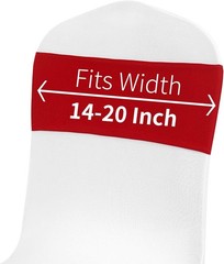 Transform Your Event with 100pcs Washable Red Spandex Chair Sashes – 14-20in