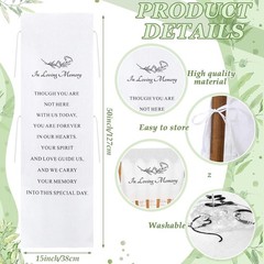 HunnmingRe Reserved Signs for Wedding Reserved Memorial Wedding Chair Sign wi