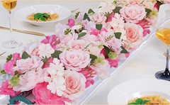 Pack of 10 Wedding Arch Decorations, 20.47 inch Artificial Flower Table