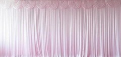 Silk Satin White Detachable Swag For Wedding Backdrop Curtain Party Decor-3M