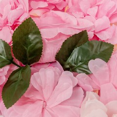 Set Of 20 Dark Pink Artificial Flower Wall Panels 60 × 40 cm Backdrop