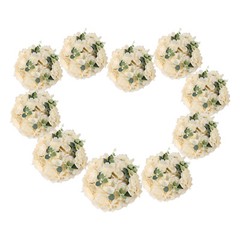 10 PCS Flower Ball Arrangement Bouquets Flower Ball For Wedding Centrepieces