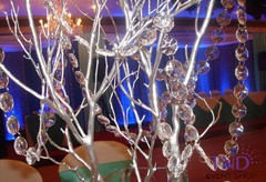 ACRYLIC CRYSTAL GARLAND STRAND CHAIN HANGING DIAMOND BEAD/TREE DECOR/1-20 METERS