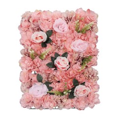 12 Pcs Flower Wall Panels Roses Hydrangeas Wedding Party Venue Backdrop Decor