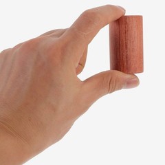 Natural Wood Mini Cylinder Stand for Essential Oil Display Aromatherapy Holder
