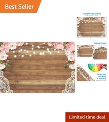 7X5ft Lightweight Wedding and Birthday Backdrop – Perfect for Photoshoots