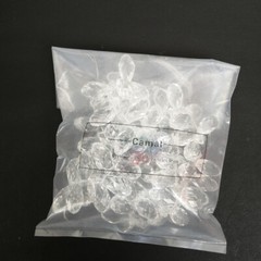 200Pcs 6*12mm Waterdrop Chandelier Crystal Pendant Glass Pendant Prism Bead DIY