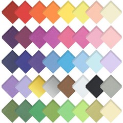 Jyongmer 8000PCS 1 Inch Tissue Paper Squares, 40 Assorted 8000PCS-40Colors
