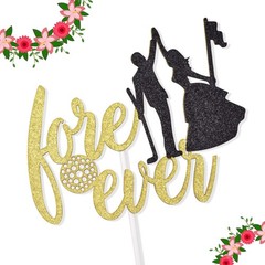Love Ever Cake Topper for Golf Theme Wedding Party Decorations, Golf Wedding …