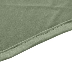 3 DUSTY SAGE GREEN Matte Fitted Spandex Round Top Arch Backdrop STAND COVERS Set