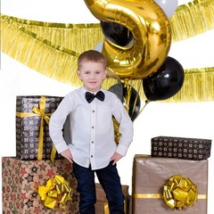 Gold Foil Fringe Garland 10FT 2packs, Metallic Foil Tinsel Fringe Banners for…