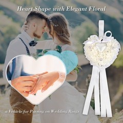 Topincn Wedding Pillow Eemoon Flor Girl Basket White Wedding Pillow Romantic