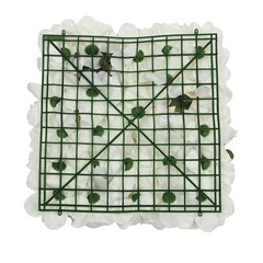3D Flower Wall Panel-12pcs Artificial Flower Wall Background Rose Wedding Wall