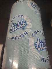 25 Yards Vintage Topper Tulle Net Ribbon Aqua Light Blue Wedding Veil Netting 6″