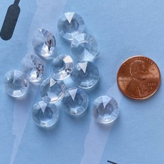 10000 Clear Acrylic Diamond Confetti 12mm for Wedding Decoration Table Scatter