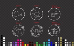 Custom Wishing Well Vinyl Decal – Personalised Wedding Card Sign Sticker