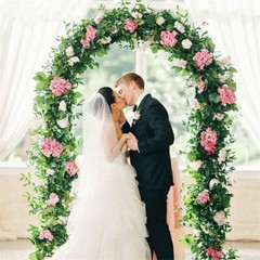 Metal Garden Arch Arbor Garden Archway for Wedding Bridal Party Festival Events