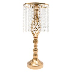 10 Pcs 19.3 inches Tall Crystal Flower Stand Wedding Flower Vase for Reception