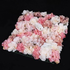 6*Flower Wall Panel Party Artificial Wedding Bouquet Decor Romantic Rose Flower