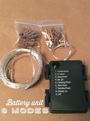 Hanging Light Photo Display, fairy lights battery operated, dorm decor, bedroom