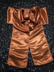14 pcs Satin Chair Cover Bow Sash 104″x6″ Rust Wedding Party Event Banquet Decor