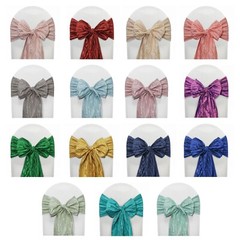 Crinkle Taffeta Chair Sashes (Pack of 10)