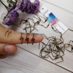100Pcs 14mm Bronze/Gold/Chrome Metal Hook Hanger Connector for Crystal Prisms