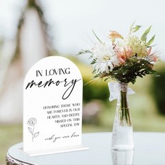 Acrylic Wedding Sign Minimalist Tabletop Decor Engagement Reception Gift Idea US