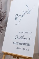 Baby Shower Welcome Sign – Baby Shower Decor – Custom Acrylic Sign-Bridal Shower