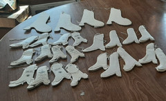 Variety Of Wedding Items /Shower Items And Decorations Some New Some Not Box Lot