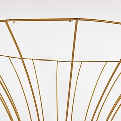 6.5 ft Gold Floor Standing Blossom Metal Tree Flower Display Stand Party Events