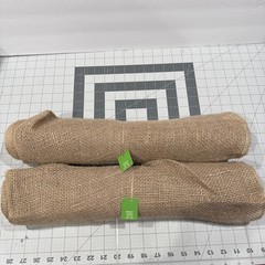 BURLAP Decoration Lot of 2 Wedding DECOR Farm Country Themed Runner Bows RUSTIC