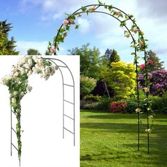 Wedding Garden Arch Arbor Trellis Archway for Climbing Plants Rack Outdoor Lawn