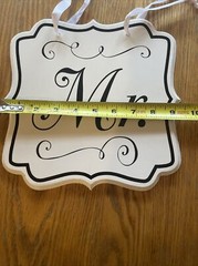 Mr. & Mrs. Wedding Wooden Wall Hanging Sign