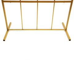 Gold Metal Wedding Arch Chiara Backdrop Stand Round Flower Balloon Frame 2m