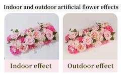 Pack of 10 Wedding Arch Decorations, 20.47 inch Artificial Flower Table